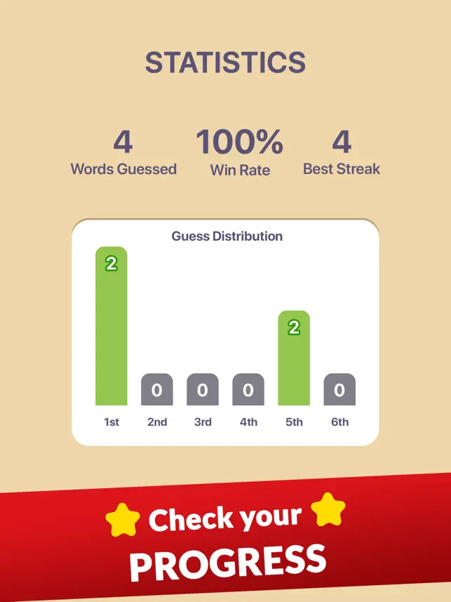 Captura de Pantalla 4 Word guess: A daily word game iphone
