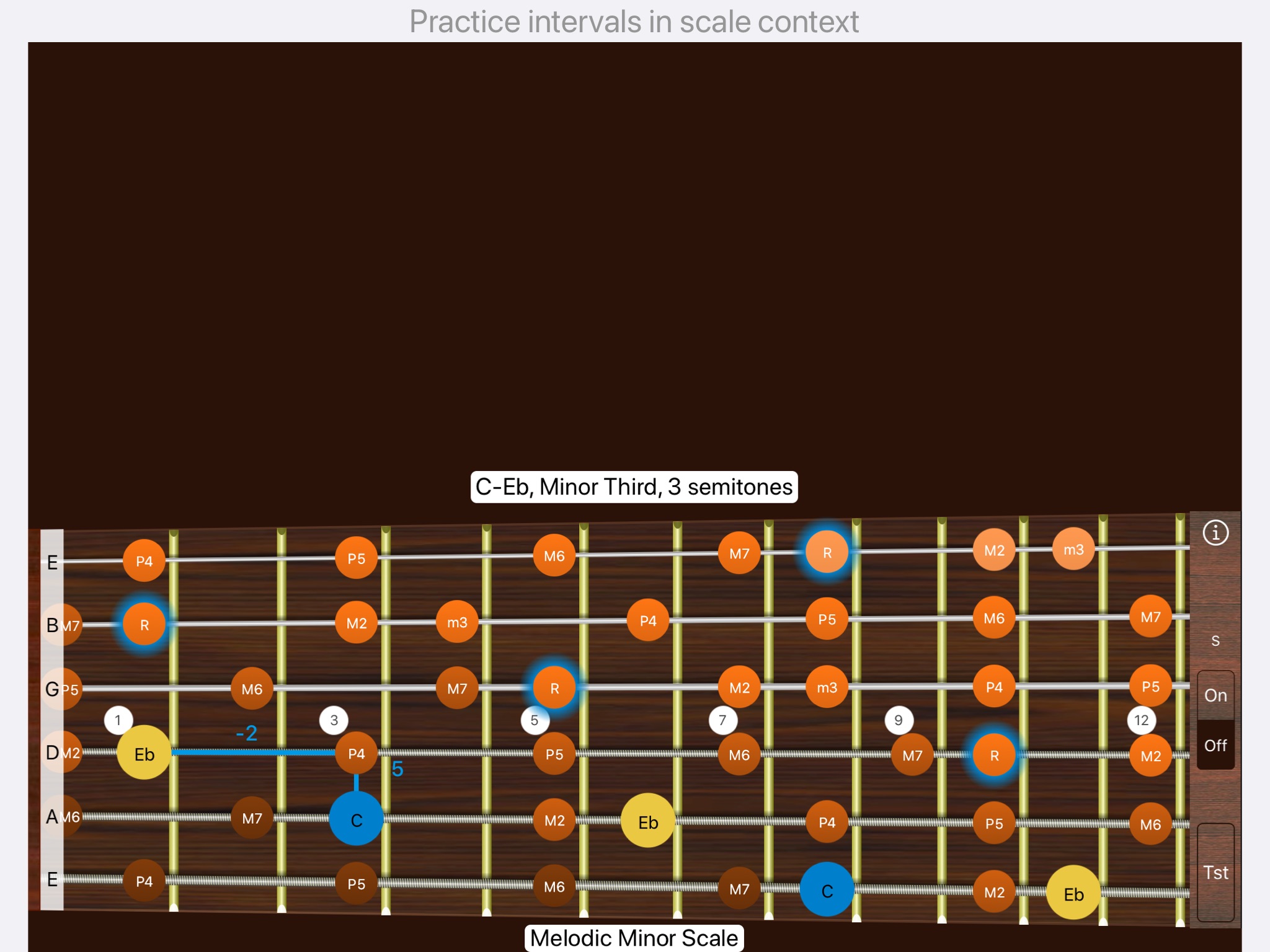 Guitar Interval Ear Trainer screenshot 2