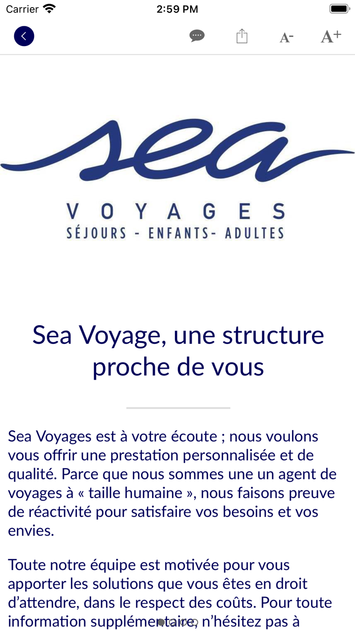 SEA Voyages