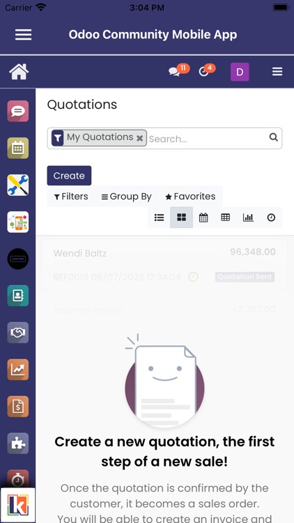 Odoo Community Mobile App screenshot-4