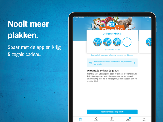 Albert Heijn supermarkt iPad app afbeelding 6