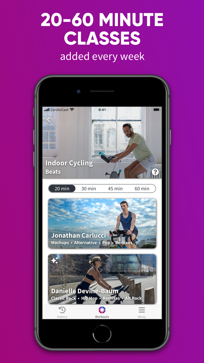 CardioCast Cycling Workouts