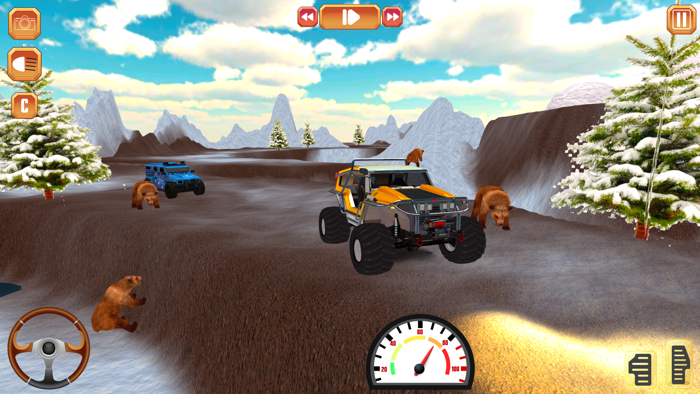 Offroad jeep Driving  Parking