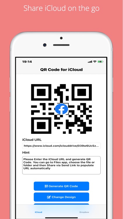 QRCode for iCloud & Dropbox