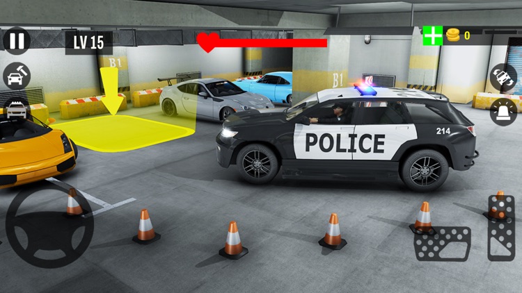 Police Car Parking Real Car screenshot-5