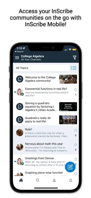 Screenshot 1 InScribe Education iphone