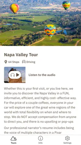 Game screenshot Napa Valley Tour apk