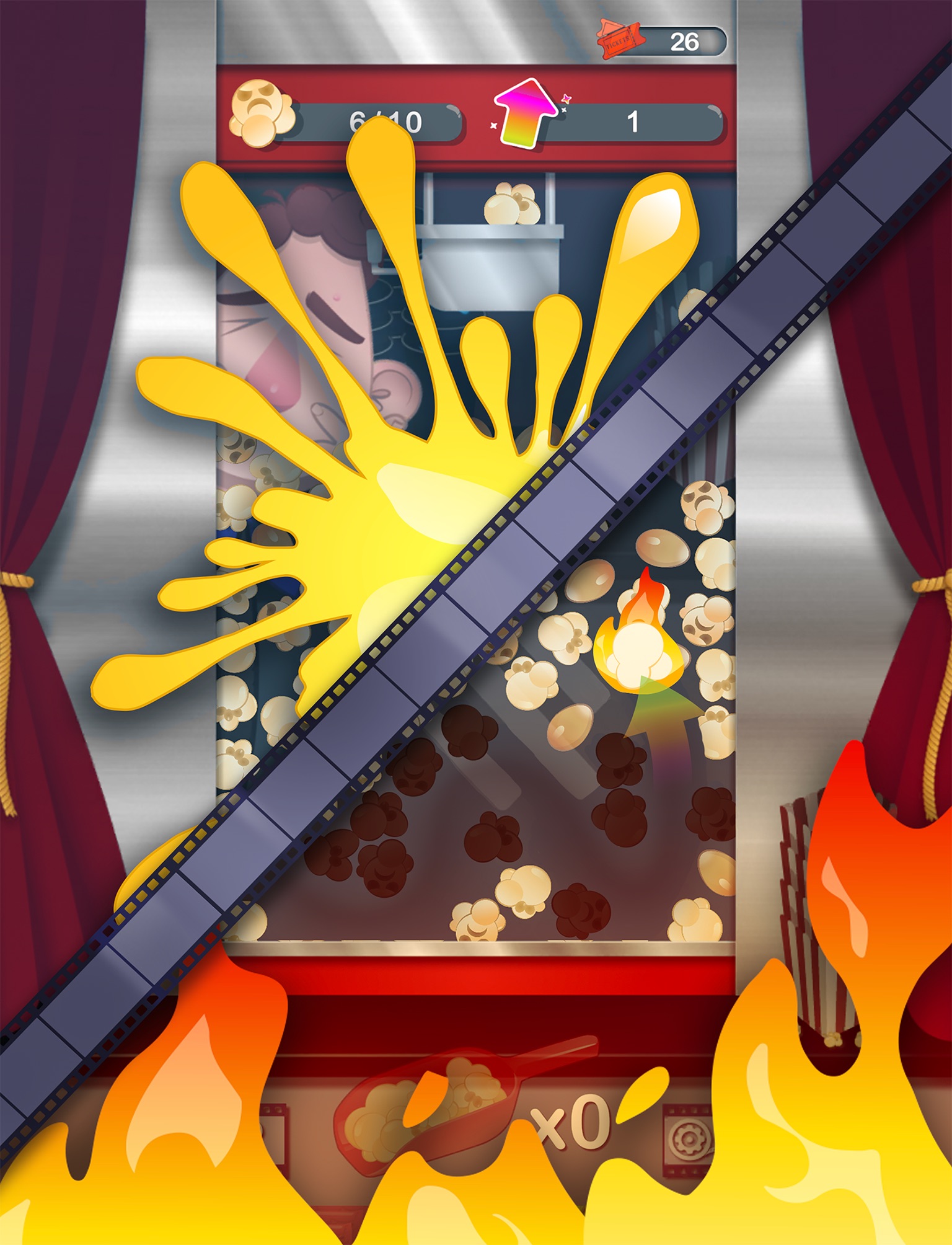 Popcorn Invasion: Tapping Game screenshot 4