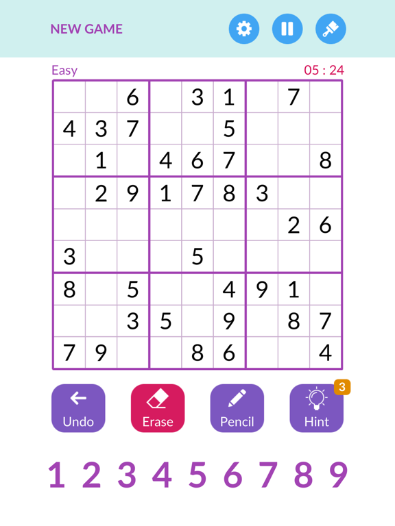 Sudoku(Brain Puzzle Game) screenshot 2