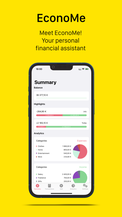 EconoMe — Financial Assistantのおすすめ画像1