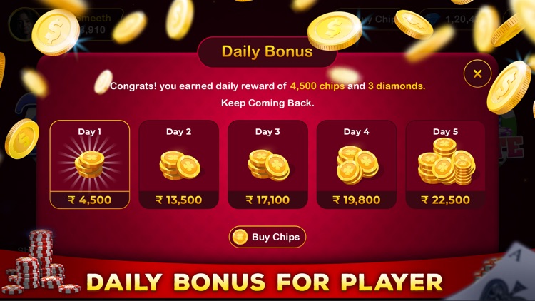 Teen Patti Gold Win