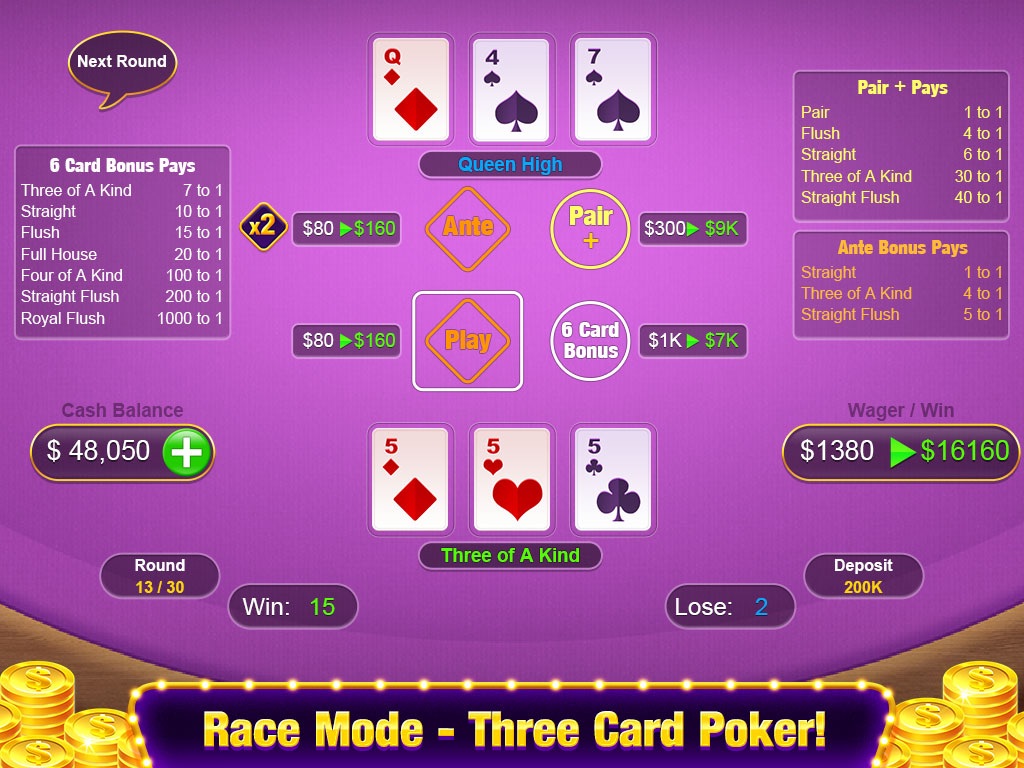 Three Card Poker - Casino Game screenshot 4