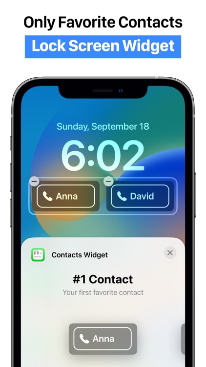 Favorite Contacts Lock Screen