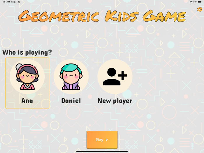 Geometric Kids Game
