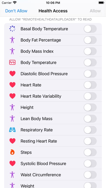 Remote Health Data Uploader screenshot-4