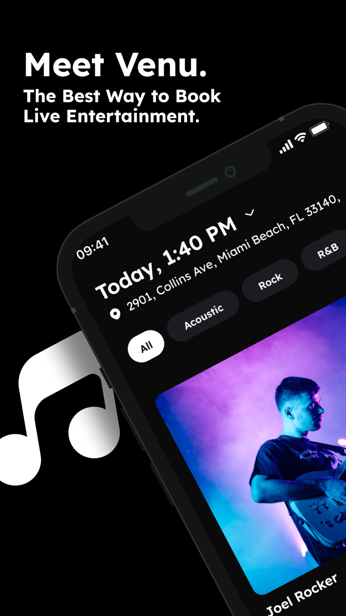Venu - Book Live Music