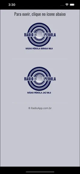 Game screenshot Rádio Pérola FM Birigui/Jaú mod apk