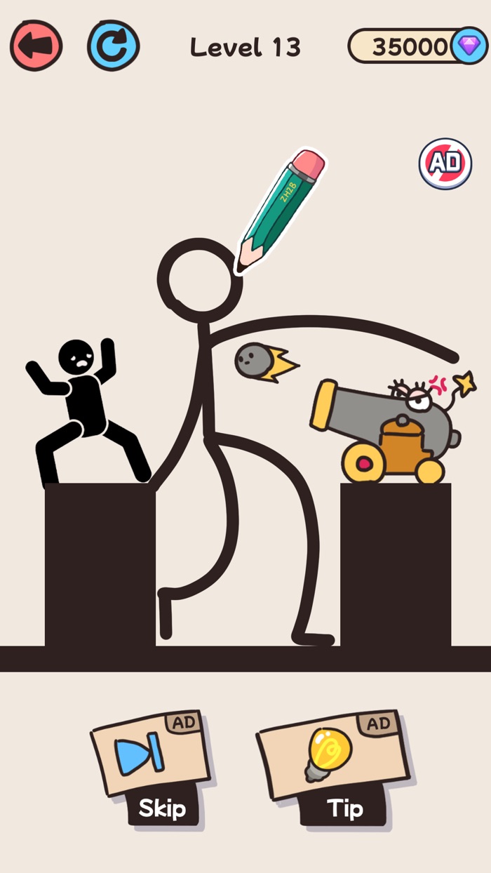 Stickman Save Puzzle