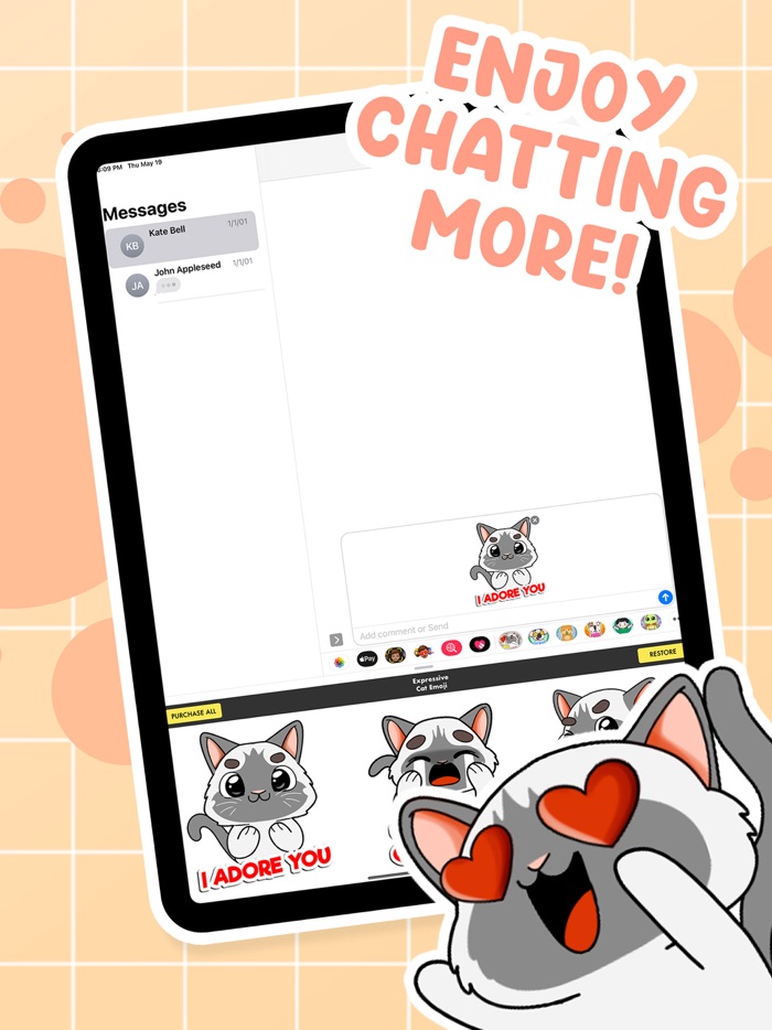 Expressive Cat Emoji