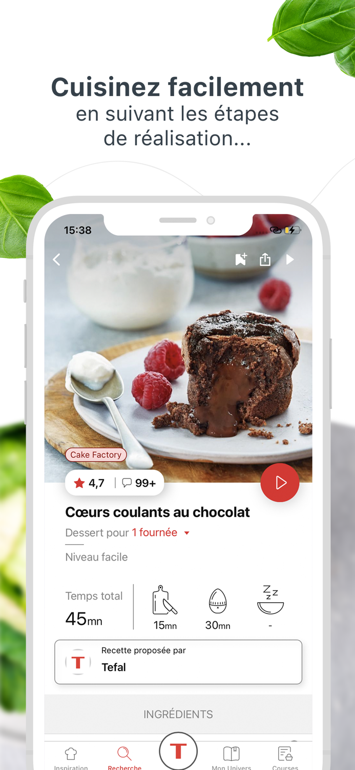 Tefal, recettes et plus…