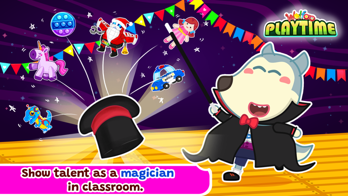 Wolfoo Playtime School Story