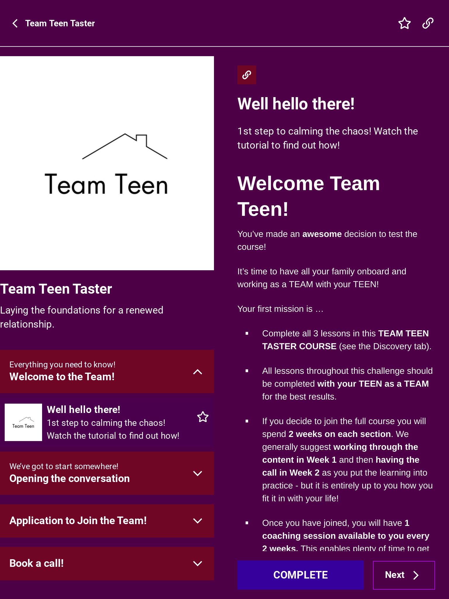 Team Teen screenshot 2