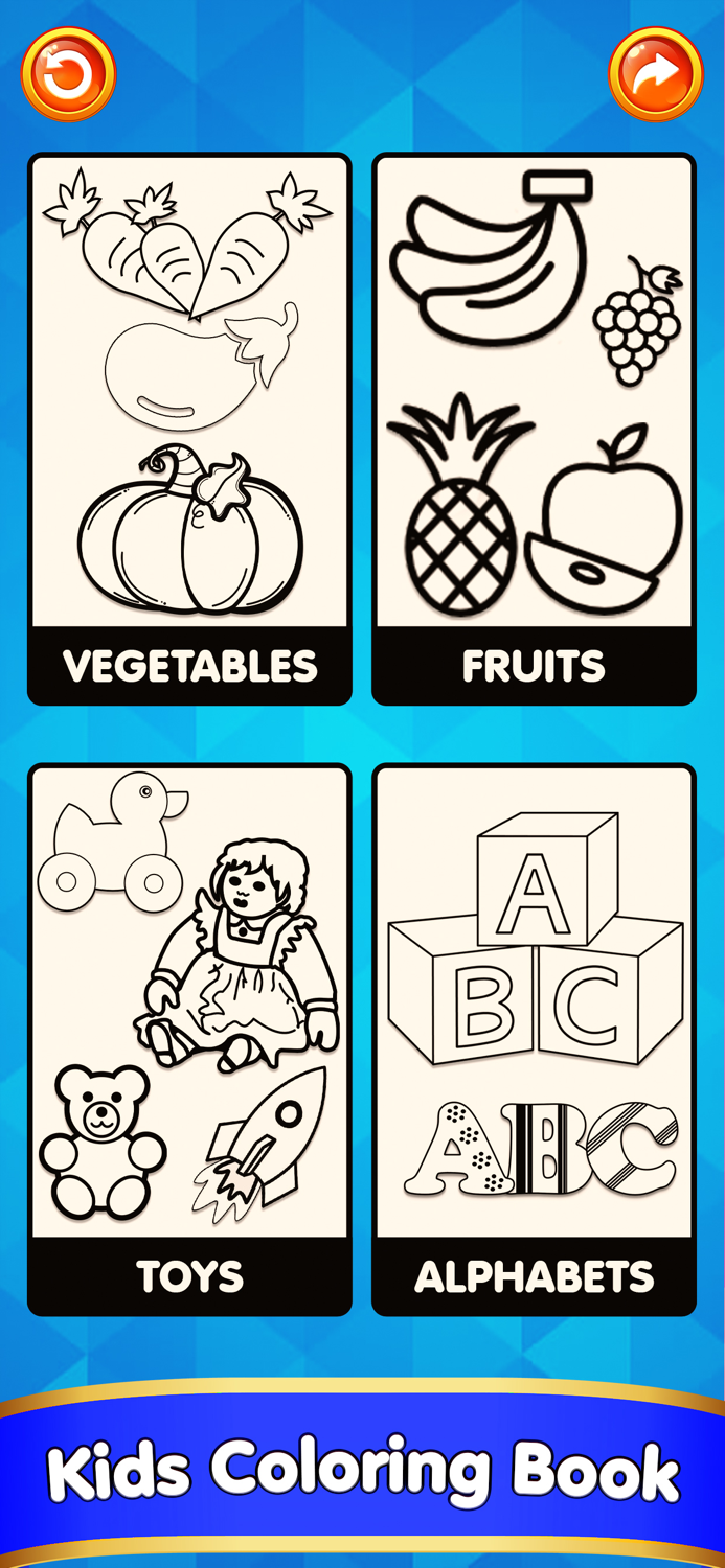 Art Coloring Book Paint Color