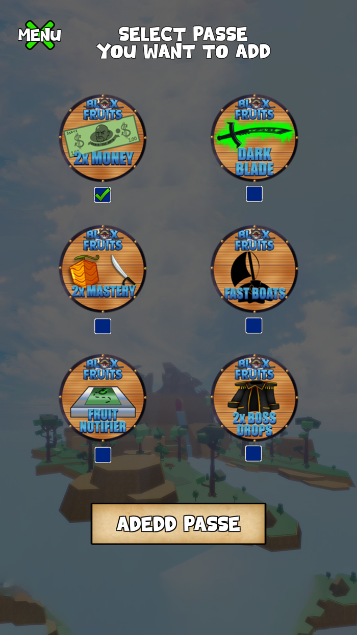 Blox Fruits Passes Game