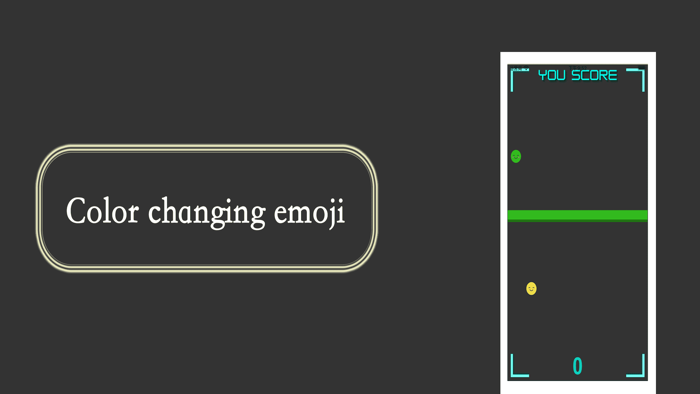 Color changing emoji