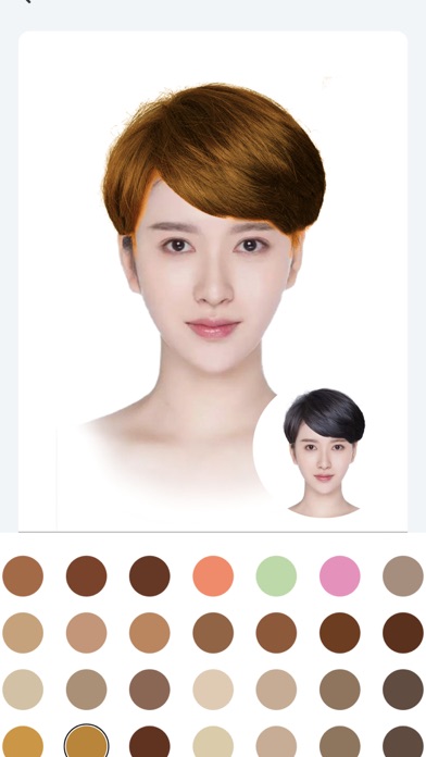 恋人の髪型 - 髪色変えるアプリ | へあーすたいるのおすすめ画像4