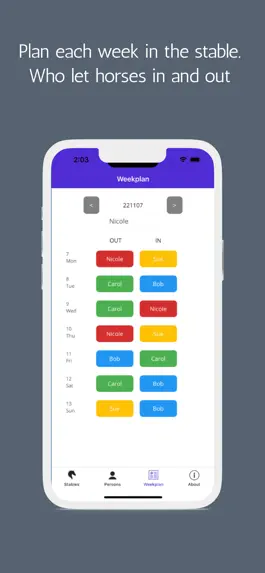 Game screenshot Stableplanner apk