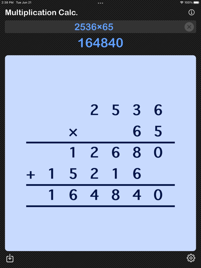 Multiplication Calculator