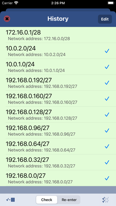 Screenshot #3 pour IP Keypad Pro - Subnet Calc