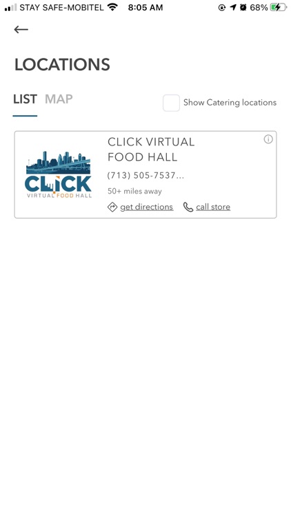 Click Virtual Food Hall