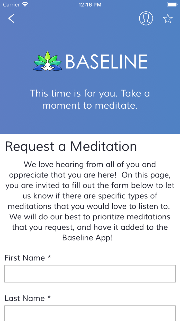 Baseline - Guided Meditations