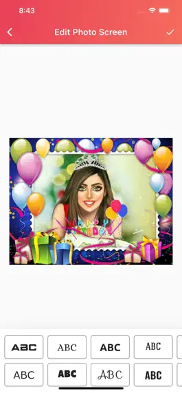 Game screenshot Birthday's Photo Editor hack