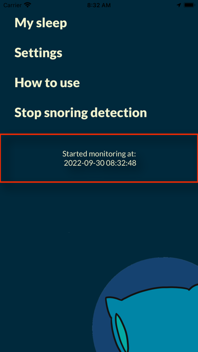 Snoring monitoring screenshot 4
