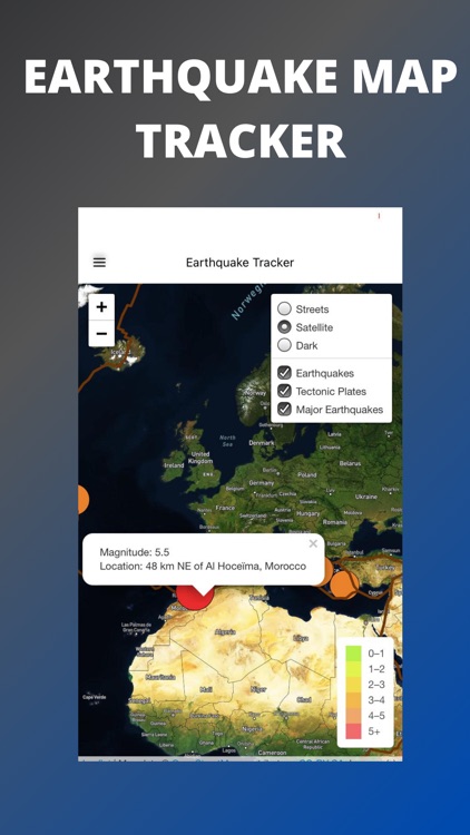 Earthquake Map Tracker screenshot-3