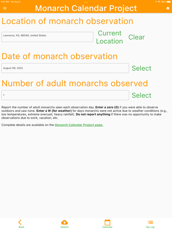 Monarch Watch screenshot 4