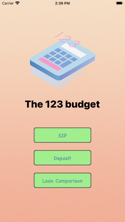 The 123 budget