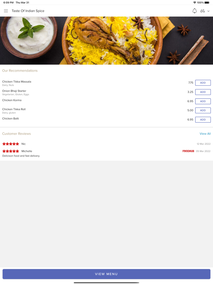 Taste Of Indian Spice