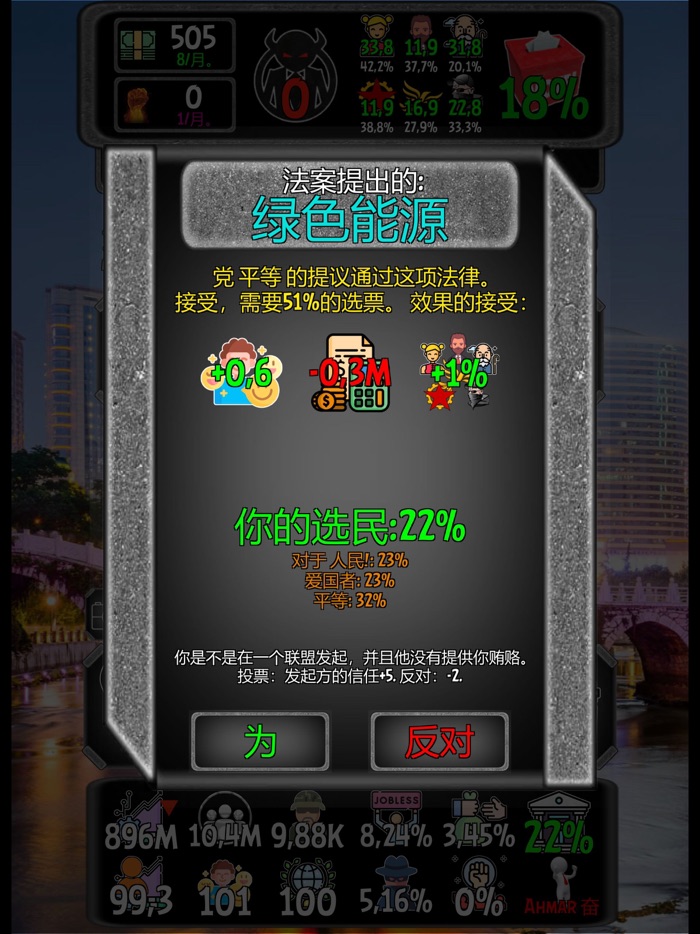 政治和选举模拟器