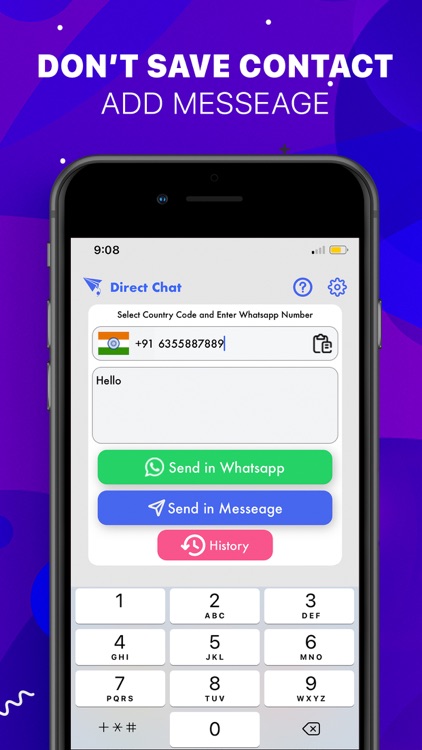 Direct Chat for Whatsapp Chat screenshot-5