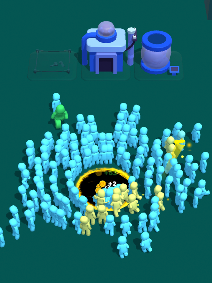 Crowd eater Destroying game