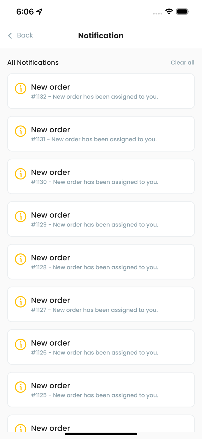 CarryFleet Rider App