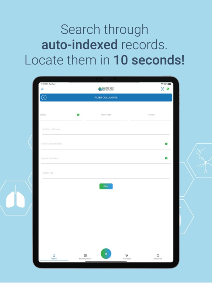 Driefcase ABHA, Health Records