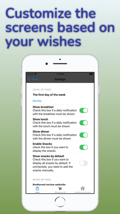 Weekly Meal Planner Calendar screenshot-4