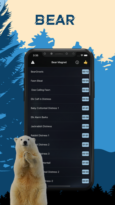 Bear Magnet - Bear Calls screenshot 1
