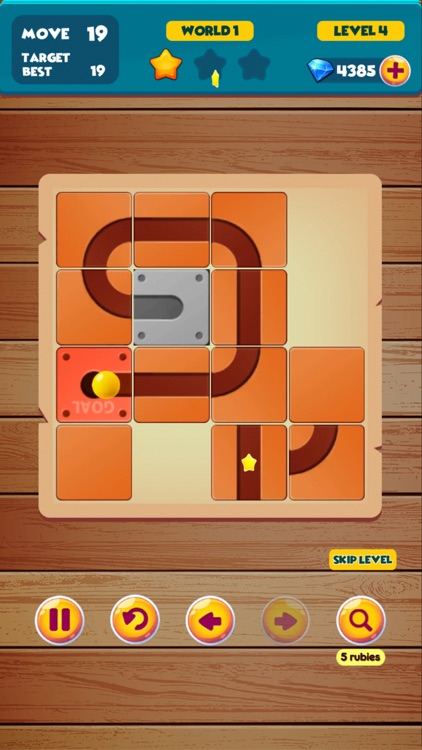 Unroll Puzzle : Slide Tiles