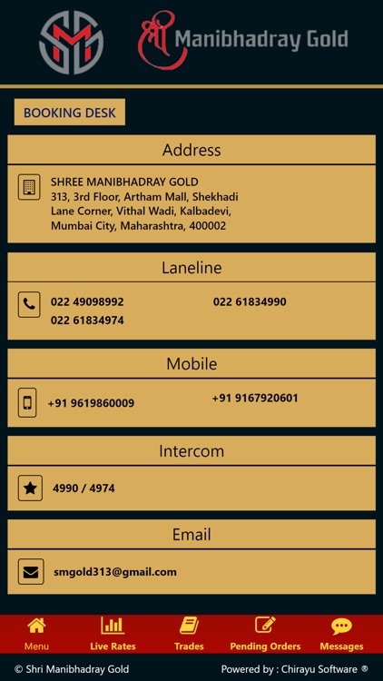 Shree Manibhadray Gold